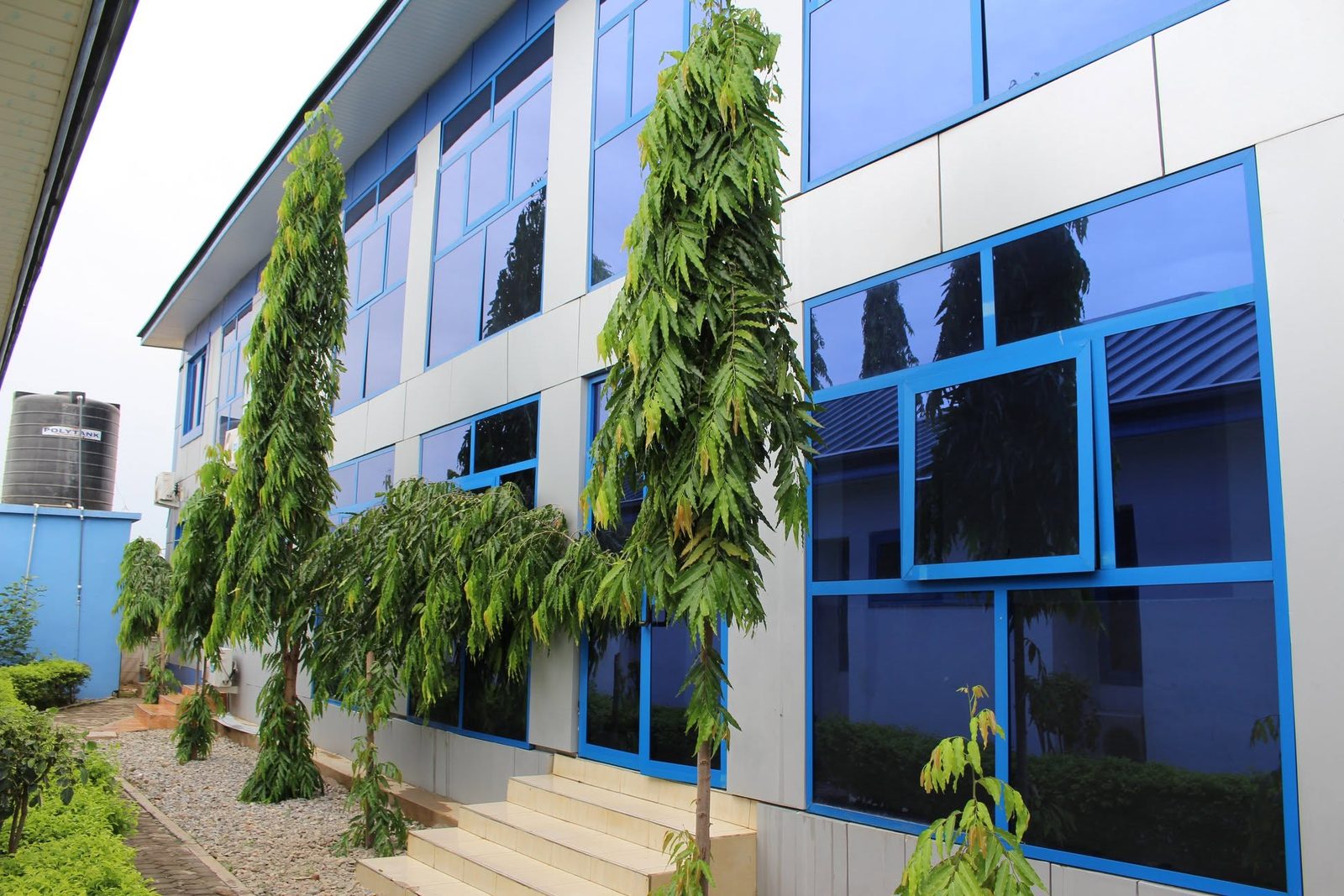 Blue Hill Hotel exterior in Wa, Upper West Region, Ghana